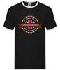 Made In Littlehampton - Mens Ringer - Town Hometown Born In West Sussex
