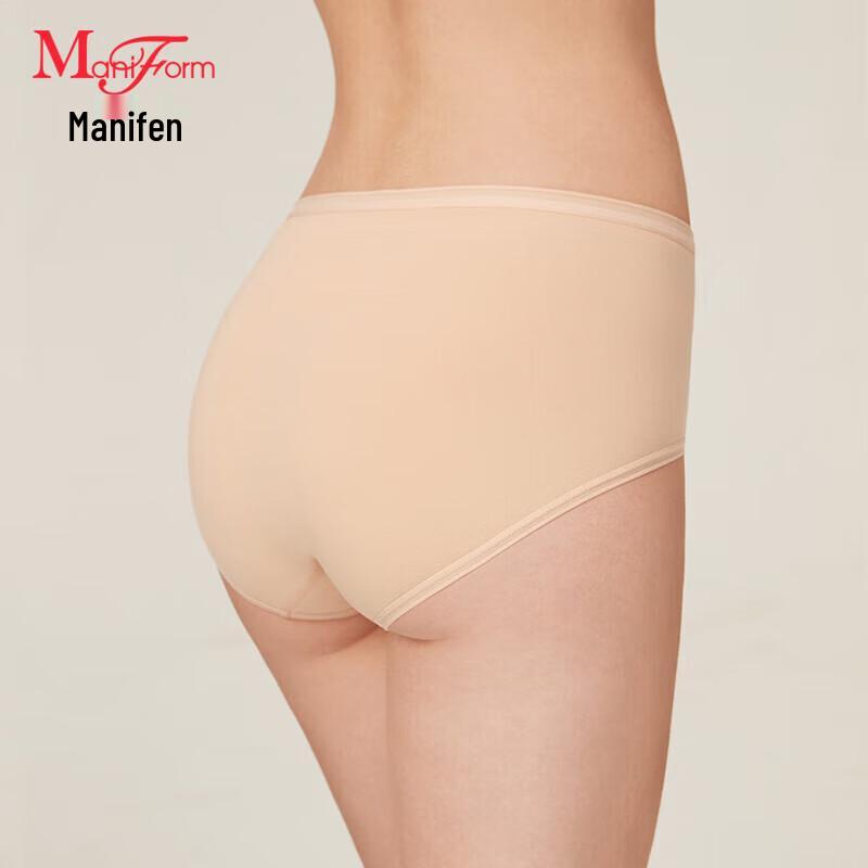 Женские легкие хлопковые трусы Maniform со средней высокой посадкой
