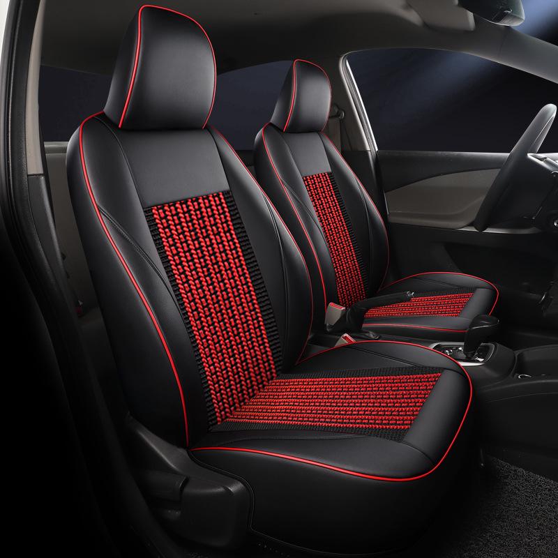 Chevrolet Sail 3 Подушка на сиденье с полным охватом из ледяного шелка на 5 мест - Для использования в любое время года