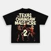 Horror Leatherface Duel Scene Graphic Killer Slasher Halloween T-Shirt