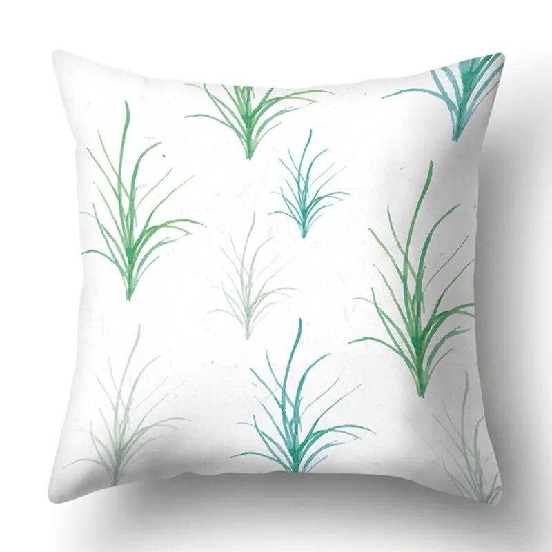 Наволочка Green Leaf Cushion Home Soft Car