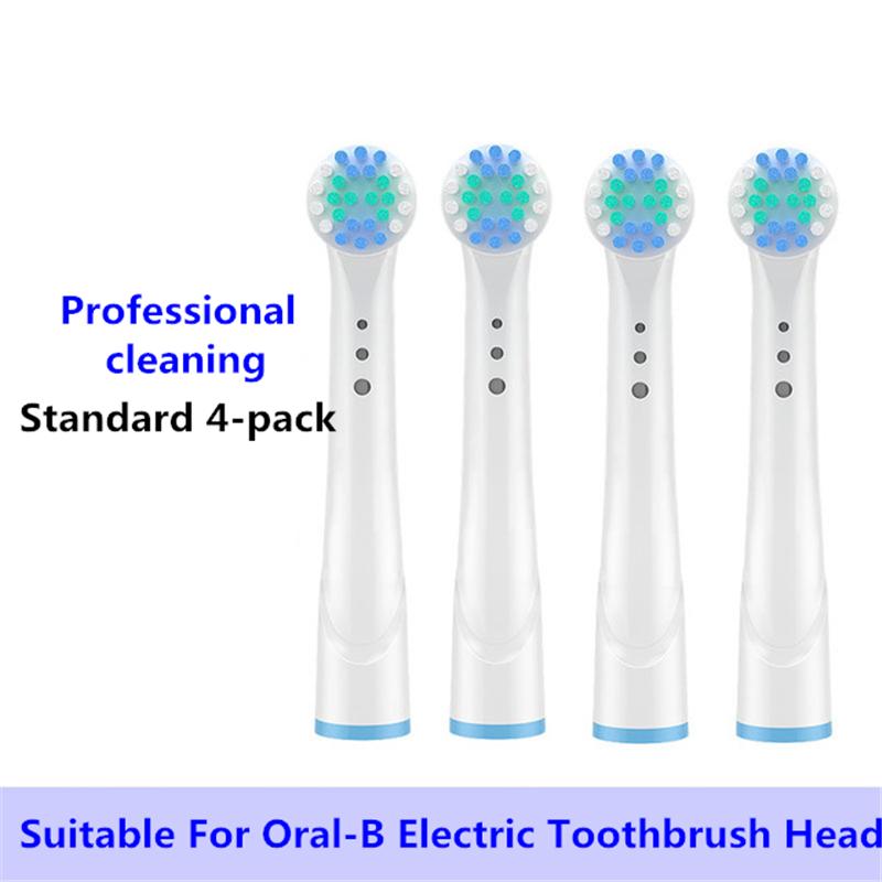 8/16Pcs Replacement Brush Heads for Oral B Electric Toothbrushes Floss Cross Action 3D Pro White Precision Standard Daily Clean