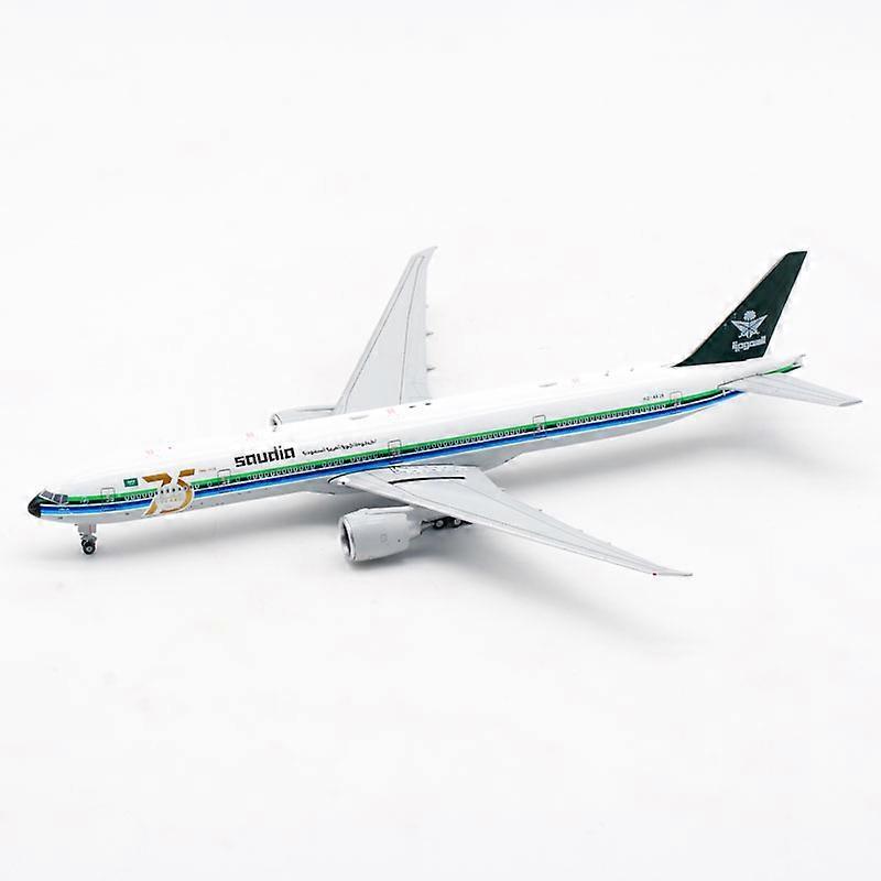Diecast Metal Alloy 1/400 Scale B777-300ER HZ-AK28 75TH SAUDI SAUDIA Airline Aircraft Plane Model Toy Airplanes For Collection