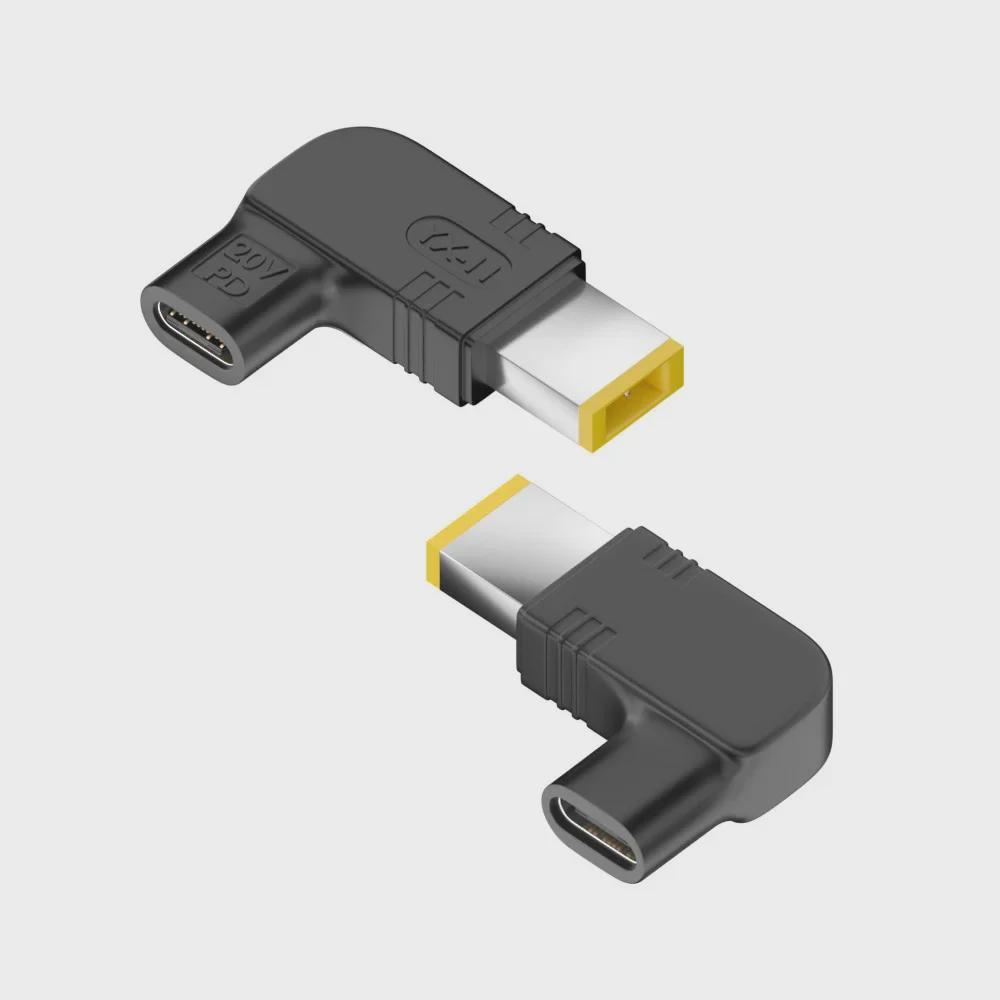 Универсальный адаптер Type-C - DC 20 В для ноутбуков Dell, HP, Lenovo, Asus