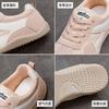 2025 Summer Little White Shoes New Korean Version Ins Female Students Mesh Platform Sports Leisure Board Shoes Street Shot K1508