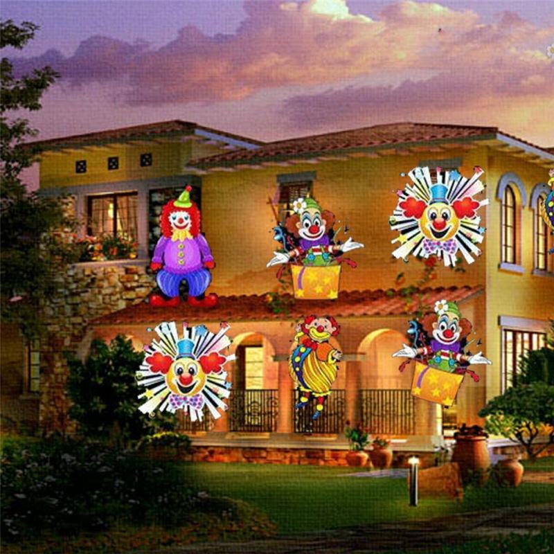 Christmas Projection Lights Waterproof With Remote Timer Stage Light Outdoor Lawn Light