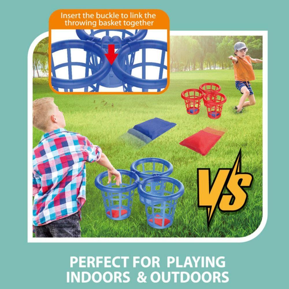Portable Sandbag  Throwing Game Kit Interactive Outdoor Games  Backyard Game Supplies