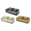 Miniature Dollhouse Sofa Couch 1:12 Scale Mini Furniture Toy Model with Pillow
