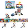 Paw Patrol Toy Set For Kids With Pullbackpolice Cars And Figures For Children Playtime