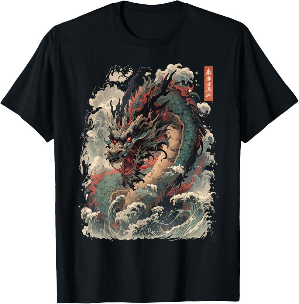 Japanese Aesthetic Dragon japanese art Japan Tattoo TShirt Unisex T-Shirt