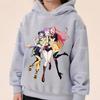 Модный и минималистичный K-Pop девичья группа Охотник на демонов Принт Повседневный Спортивный Мальчик Девочка Флисовый Пуловер Худи Осень Детская Одежда
