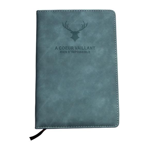 Elegant Notebook with 280 Pages Thickened Faux Leather Cover Elegant Writing Experience Office Workplace Notebook