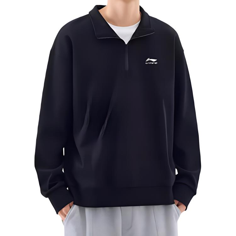 Свитшот Li Ning Sports Life Collection Мужской Черный YWDU351-1