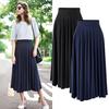 Summer Modal High-Waist Pleated Umbrella Skirt - Plus Size, Medium-Long, Loose Fit