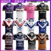 NRL West Tiger Seahawk Melbourne Cowboy Jaguar Rooster Houndhead Dog Рубашка-поло Футболка Одежда для регби