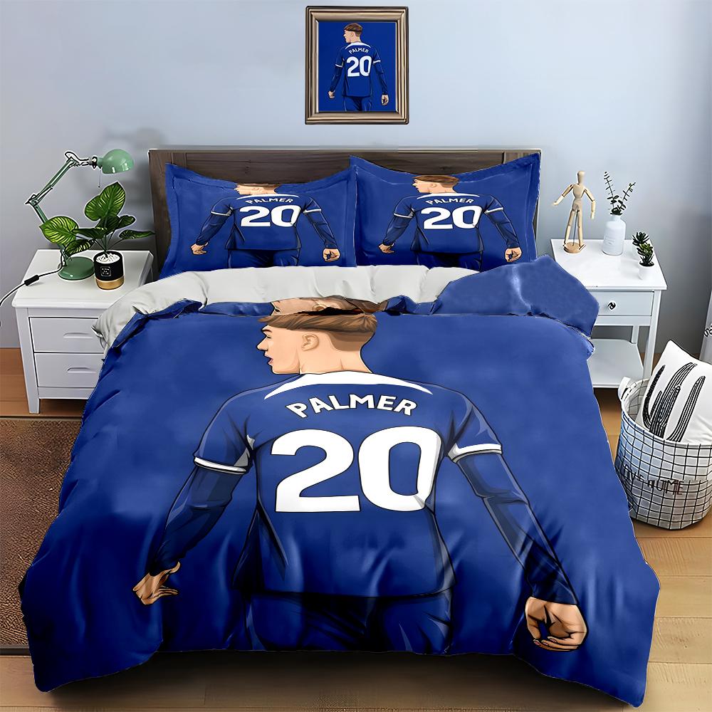 Footballer Palmer illustration. Bedding sets Duvet cover sets Duvet covers Pillowcases(1 * Duvet Cover 2 * Pillowcases, without duvet insert)