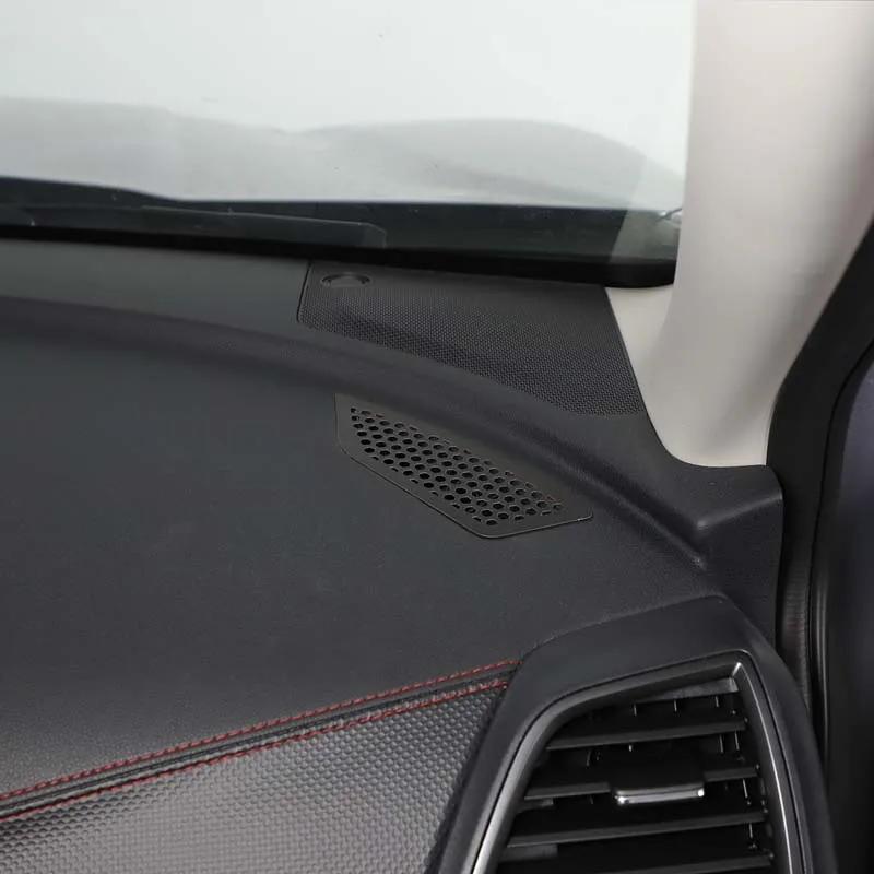 For Subaru Forester 2019-2024 Dustproof mesh accessories on both sides of the instrument panel Stainless steel Black 2pcs