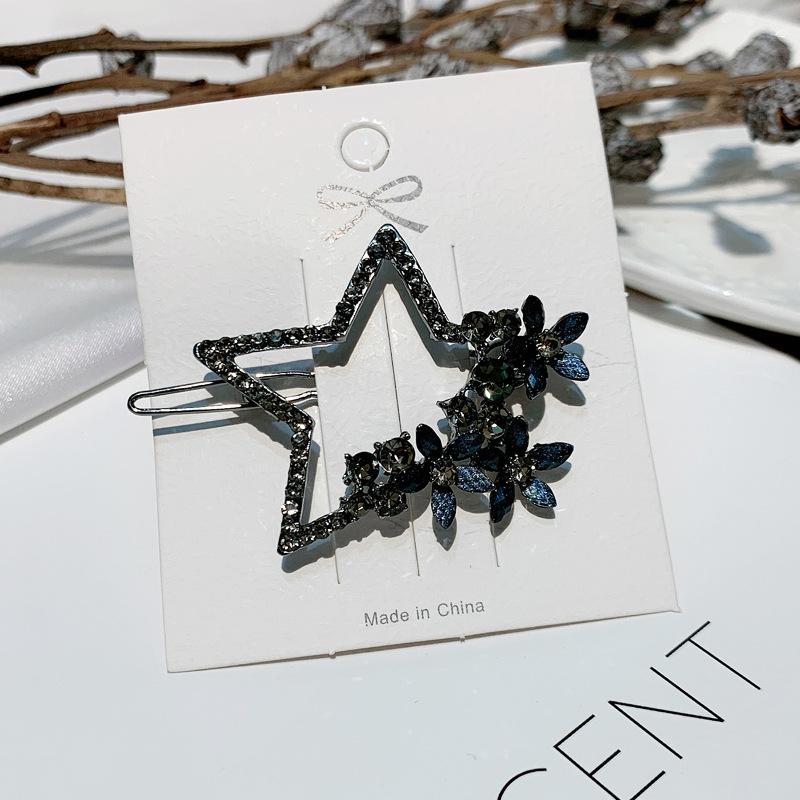 Delicate Vintage Hair Clip Back Head Ponytail Frog Clip Simple Fringe Side Clip Clip Girls Hair Accessories