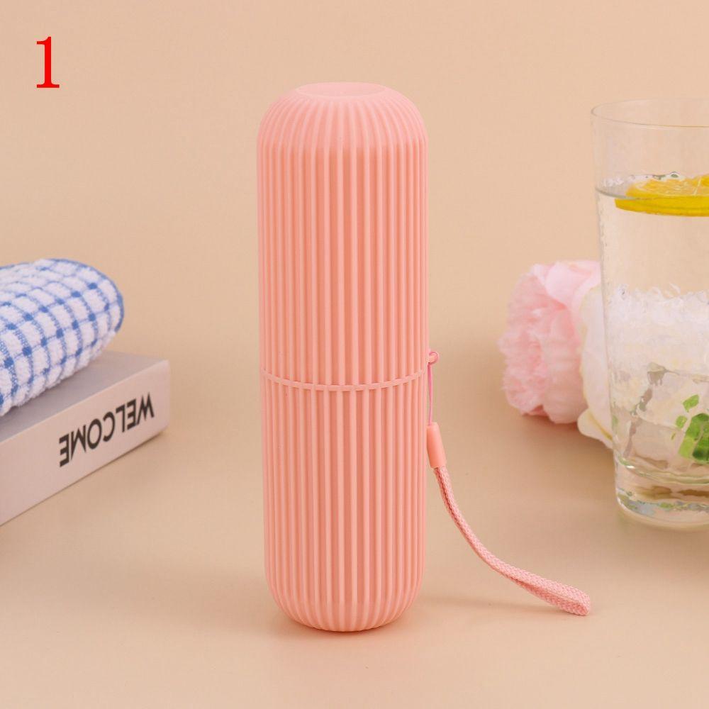 Контейнер Дорожная чашка Пластиковая коробка для хранения зубная щетка Нескользящая полоска Чехол для зубной щетки