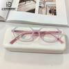 Fashion Anti-Blue Light Children'S Optical Mirror Baby Two-Color Eye Protection Silicone Glasses Anti-Skid Flat Mirror