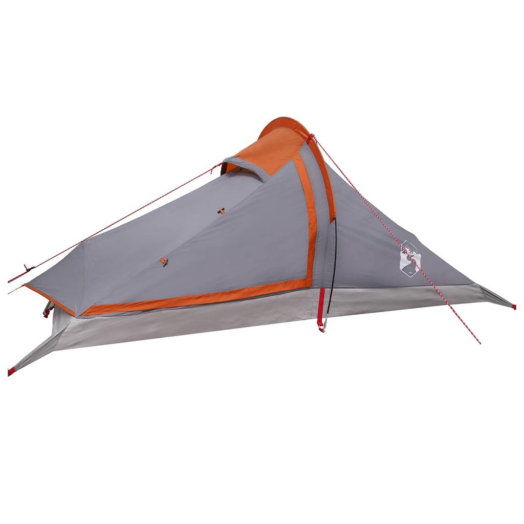 Trekking Tent Gray and Orange 4 Person