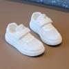 Детская белая обувь с перфорацией, летний стиль, спортивная обувь для мальчиков и девочек, дышащая повседневная обувь с сетчатыми вставками, детская обувь
