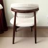 2pc/set C-shape Back Chair Covers Four Seasons Jacquard Solid Color Stretch Horn Chair Slipcover for Dining Room Hotel Ceremony