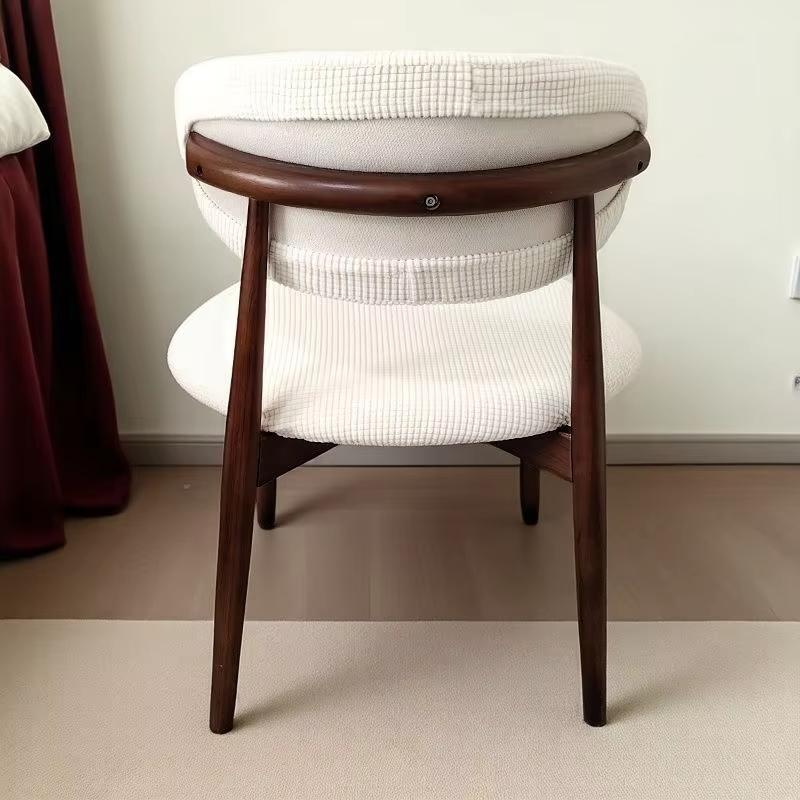 2pc/set C-shape Back Chair Covers Four Seasons Jacquard Solid Color Stretch Horn Chair Slipcover for Dining Room Hotel Ceremony