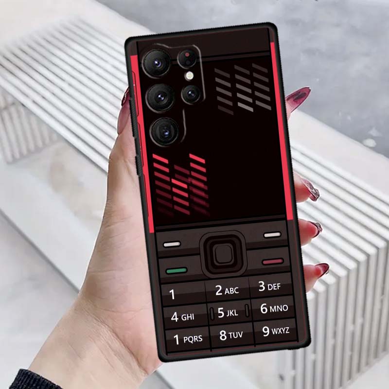 Роскошный винтажный узор с телефоном Чехол для телефона Для Samsung Galaxy S26 S25 S24 S23 S22 S21 S20 Ultra Plus FE 5G Черный Мягкий ТПУ
