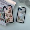 Модный чехол для телефона «Дикий цветок Звезда Олень» для iPhone 17 Pro 12 13 14 plus 15 16 Pro Max Клубничный горошек вишневая нижняя крышка
