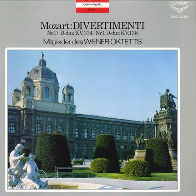 Грампластинка MITGLIEDER DES WIENER OKTETTS Моцарт Дивертисмент №17 Ре мажор SLC2253 LONDON 1972 Япония Классика Б/у