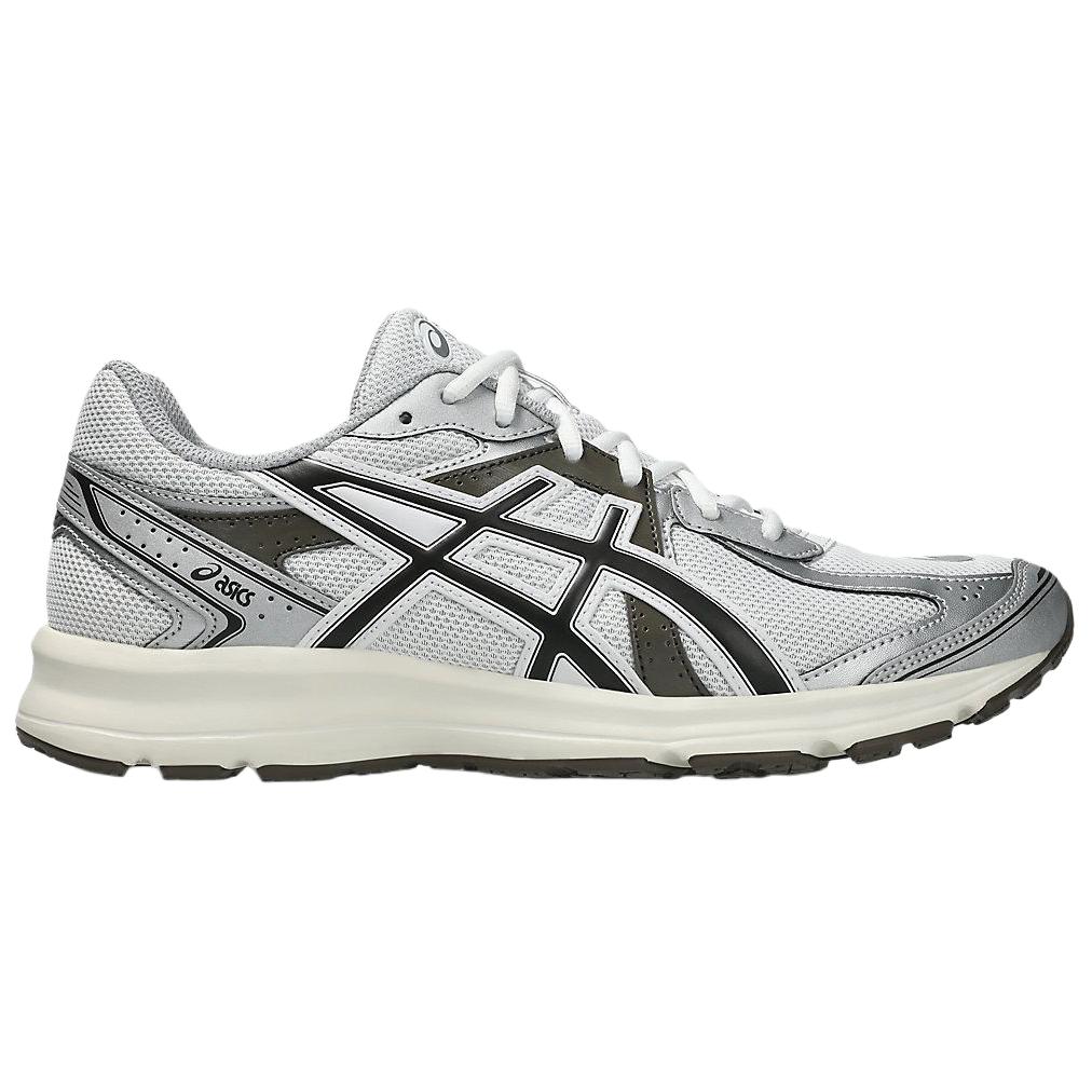 ASICS JOG 100S Breathable Running Shoes Unisex White Black 1203A741-104