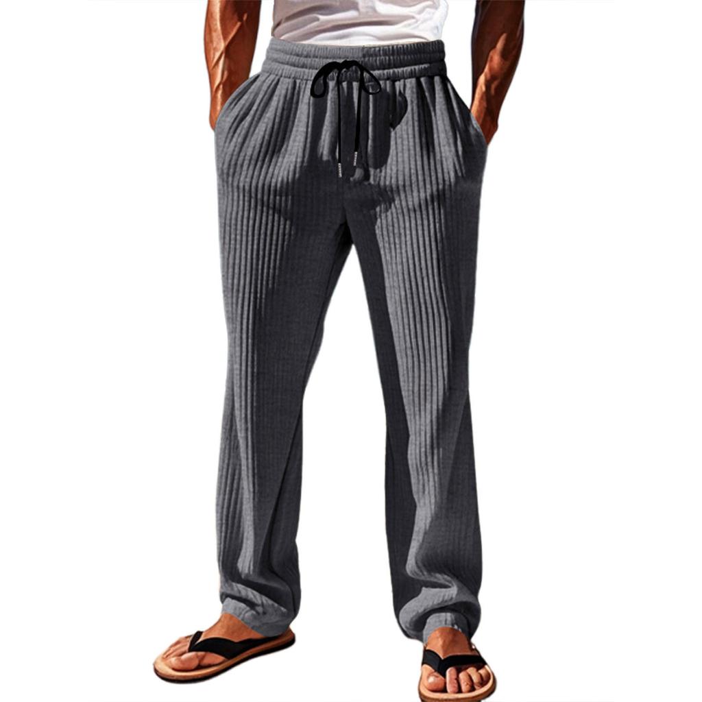 Мужские комбинезоны, повседневные брюки с несколькими карманами и завязками, походные брюки, хлопковые саржевые брюки