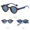 Clear Lens Round Sunglasses Double Color Y2K Glasses Trending Retro Sun Glasses  for Women & Men