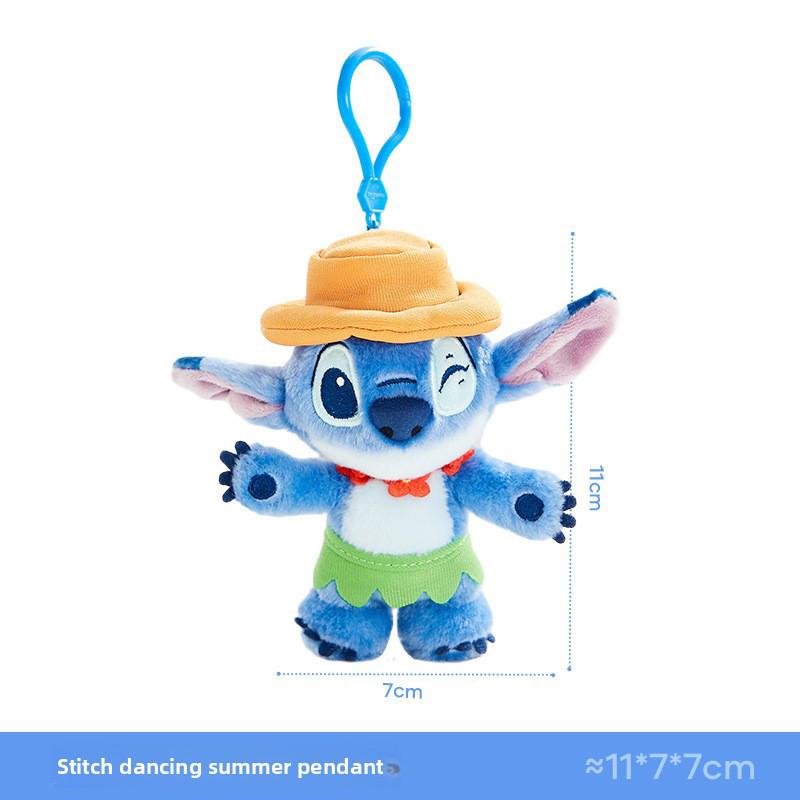 Плюшевый брелок Stitch с летним дизайном для детей и коллекционеров