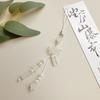 Tassel Detail Chinese-style Pendant Solid Color Mobile Phone Chain Lotus Beaded Key Chains  Daily