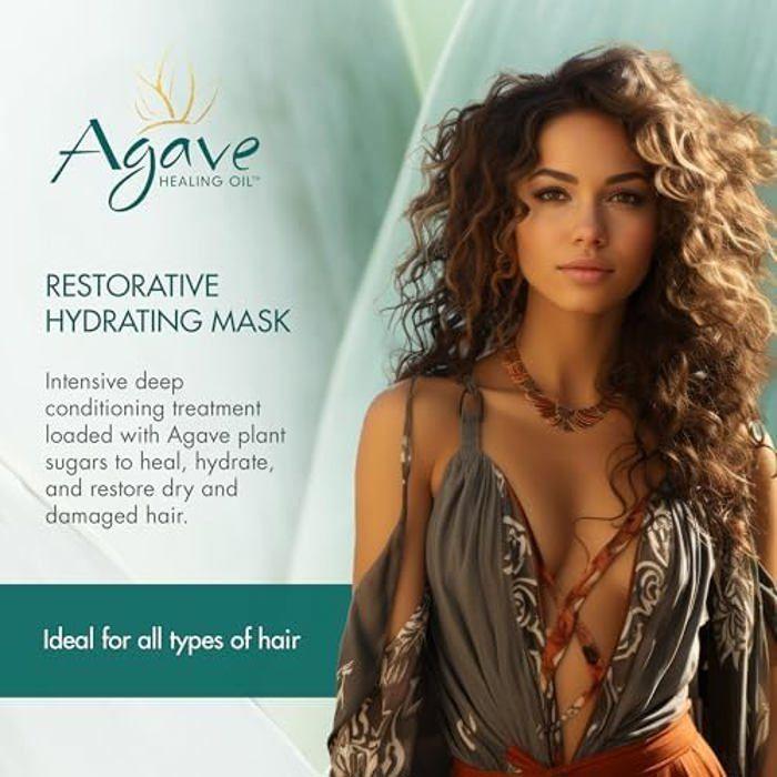 Hydrating Mask - Agave Healing Oil - 250 Ml - Repairing - Fragrance-free - Hair Cream