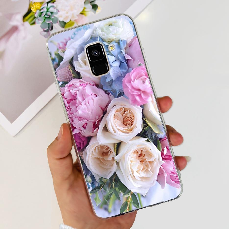 Чехол для Samsung Galaxy A8 Plus 2018 SM-A730F Роскошный Расписной Чехол Мягкий Силиконовый Чехол для Телефона Для Samsung A8 2018 A530F A8+ Бампер
