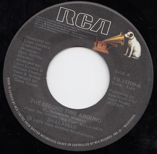 7-дюймовая пластинка SHALAMAR - The Second Time Around YB11709 RCA 1979 Канада Соул/Фанк Б/У