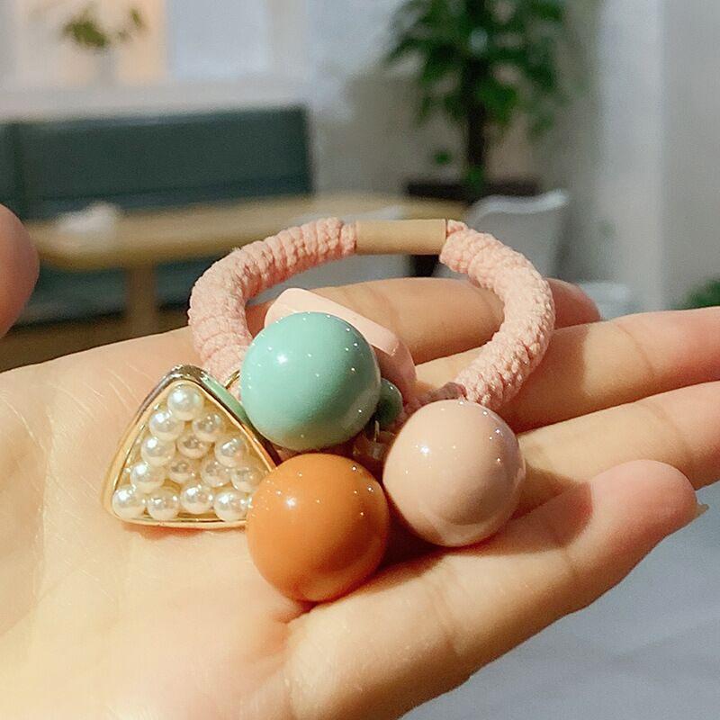 Корейский элегантный браслет из веревки для волос, резинка для волос, женские эластичные резинки для волос