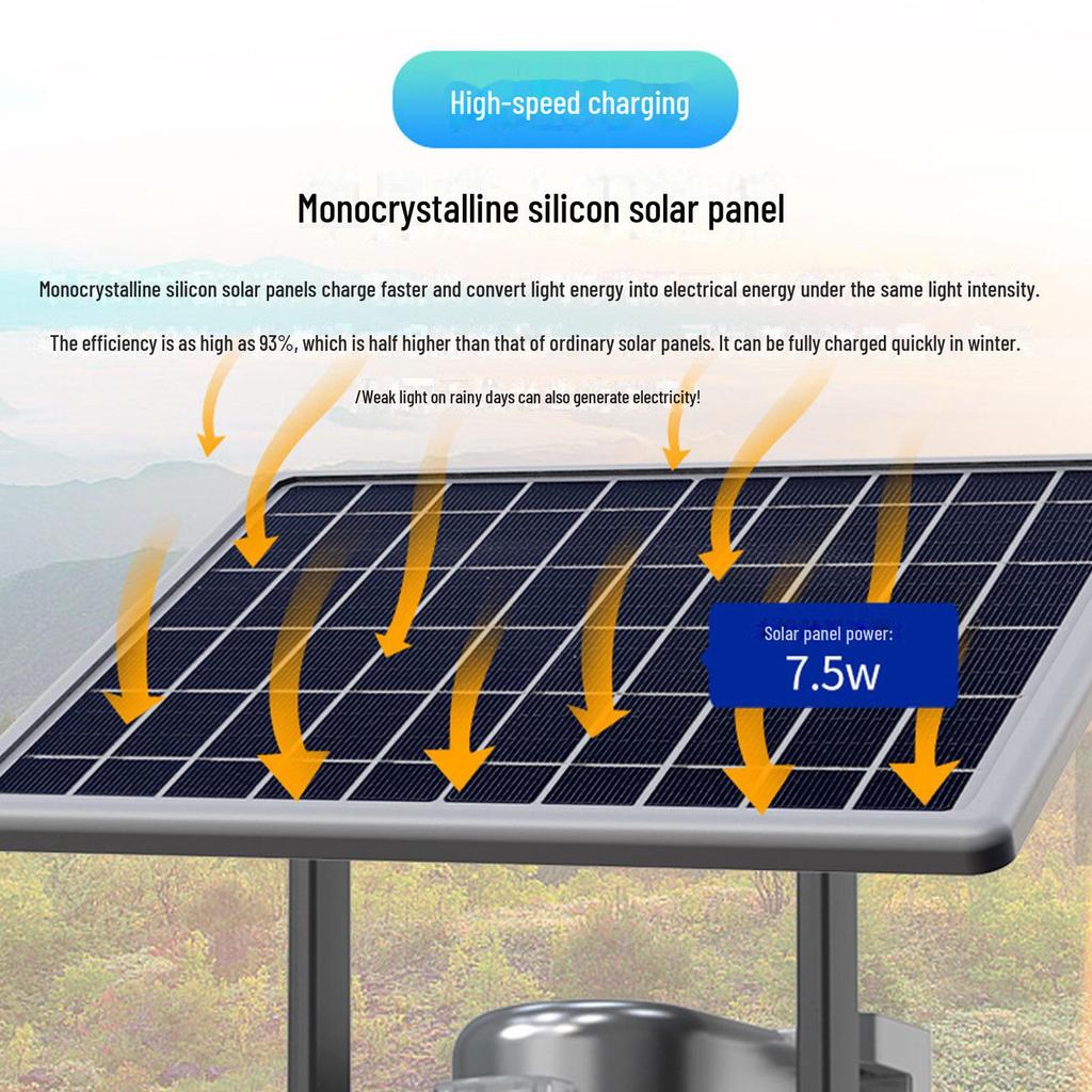 V380 T4 4G Wireless Solar Camera - Outdoor Waterproof HD Night Vision