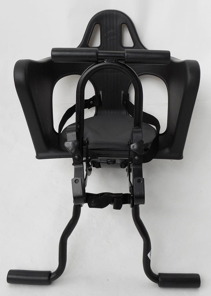 Детское велосипедное сиденье для младенца, детское сиденье для передней велосипедной пластиковой стойки DX, черное 47291