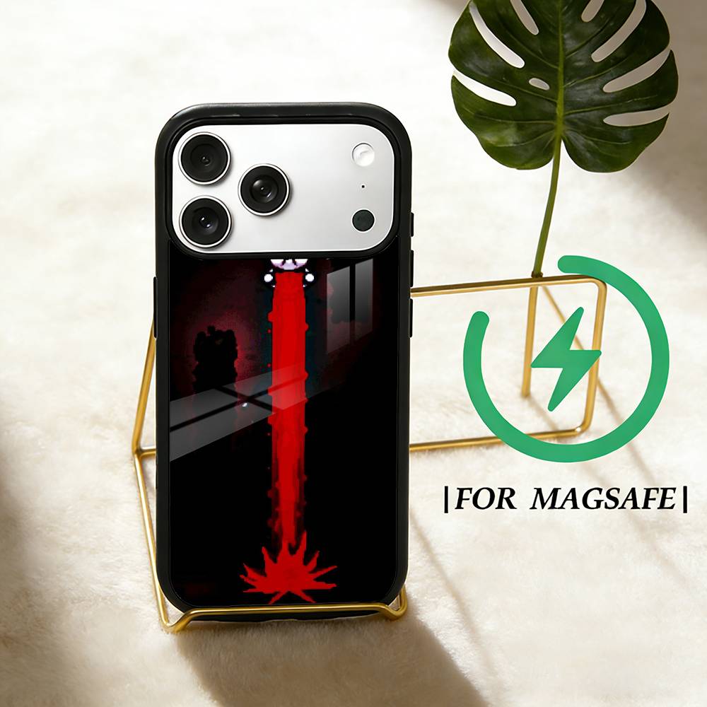 Чехол для телефона The Binding of Isaac для iPhone 17 16 15 14 13 12 Pro Max Plus с поддержкой Magsafe, зеркальный, беспроводной, магнитный