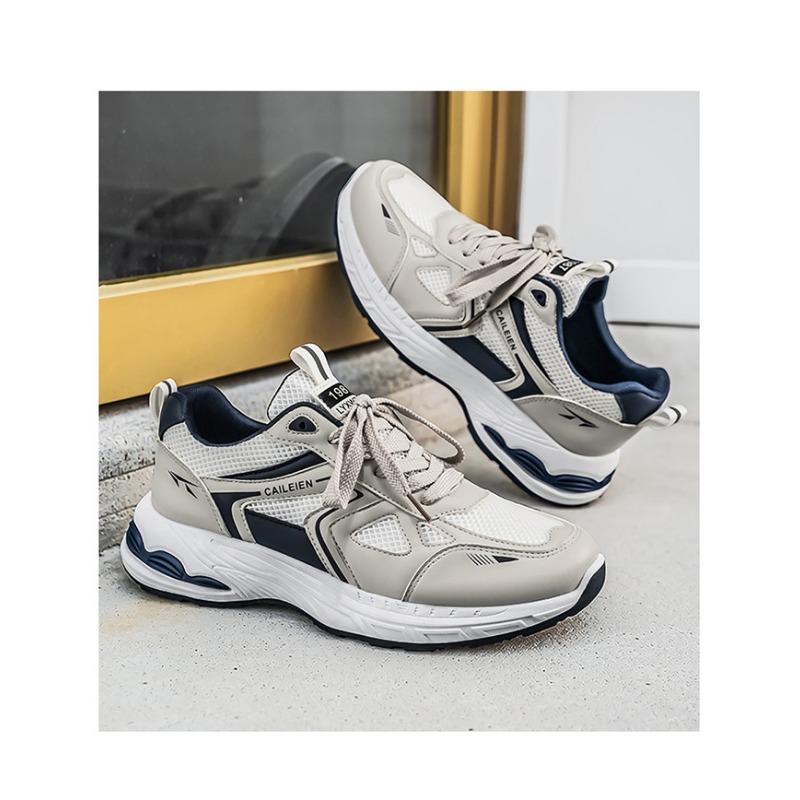 Men S Mesh Breathable Thick Sole Casual Sports Sneakers