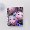 Demon Hunters Anime Cartoon Notebooks Children Birthday Party Spiral Notebook Anime merchandise  Anime peripheral notebook