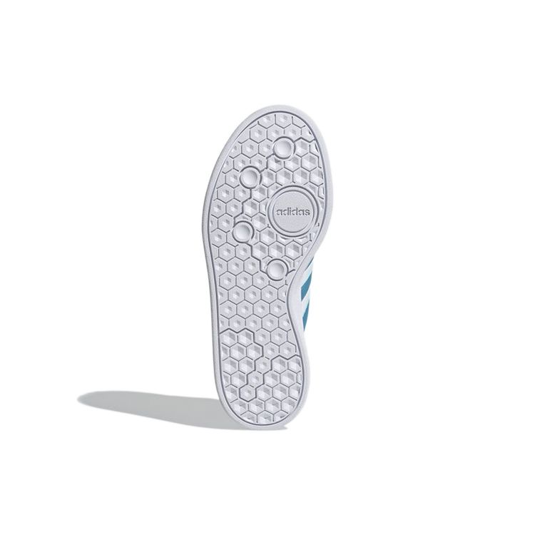 Adidas Neo Breaknet Non-Slip Durable Low-Top Skate Shoes Women Sneakers White Blue FZ2465