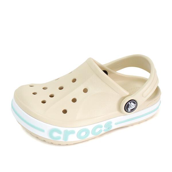 Crocs Детские сандалии Bayaband Clog Junior Kids тапочки зимние белые 207018 11s