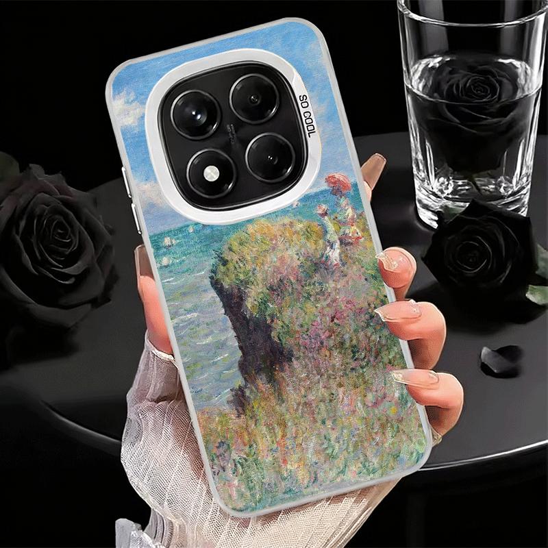 Claude Monet Oil Painting Soft Phone Case for Xiaomi Redmi Note 13 14 15 Pro Plus 12S 12 11S 11 11T 10S 10 Shockproof Cover Back