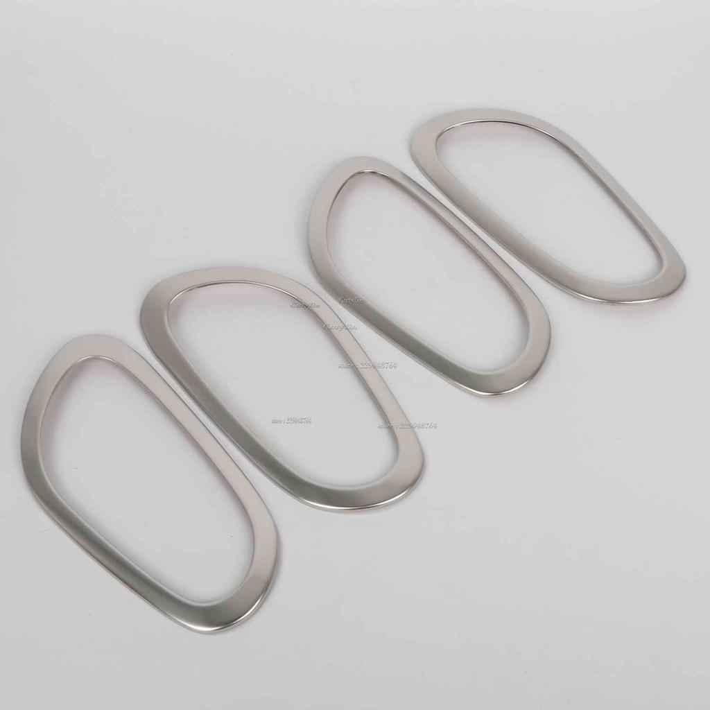 For Nissan Navara NP300 2017 2018 Carbon Fiber Interior Inner Door Handle Catch Cover Trim erting Panel Car Accessories