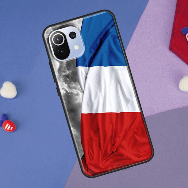 Чехол с флагом Франции для Xiaomi 14T Pro 11T 12T 13T 13 14 Ultra POCO X7 Pro X3 X5 F3 F5 F6 M6 X6 Pro